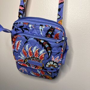 Vera Bradley mural Garden crossbody bag purse Purple NWT